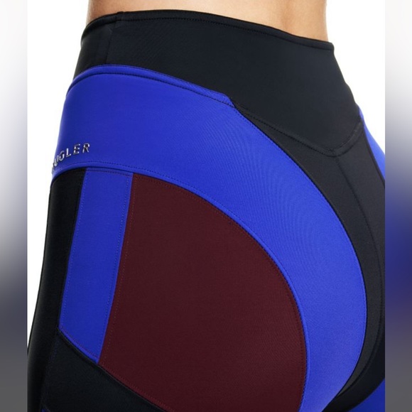 Mugler Spiral-paneled Jersey Leggings - Picture 4 of 5